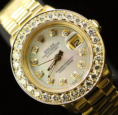 rolex oyster perpetual day date diamond dial|rolex presidential diamond bezel price.